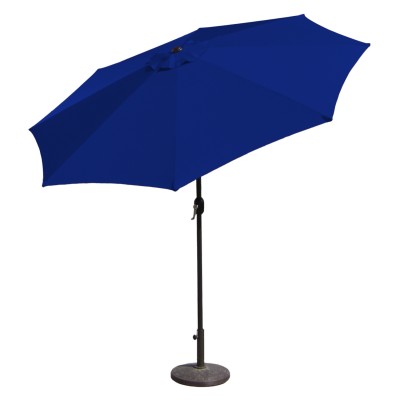 Budge 9ft Aluminum Patio Umbrella with Crank Lift and Tilt Function   555794398